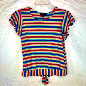 EUC- Amy Byer Girl’s knit blouse with back tie